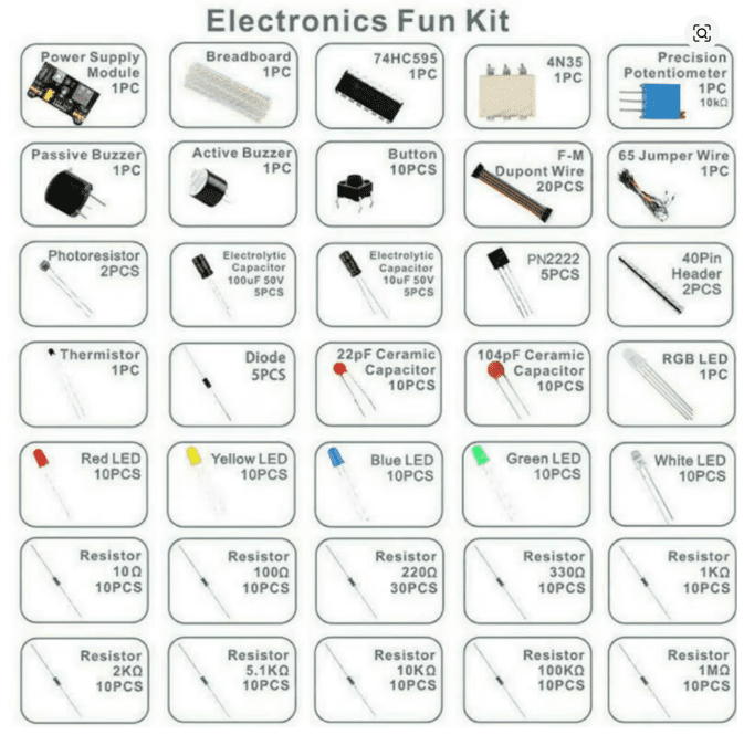 Kit assorti de composants électroniques DIY pour Arduino – Image 3