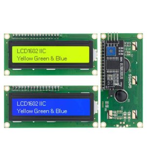 Module écran LCD 1602A 16x2 – 5V Bleu/Vert avec interface IIC/I2C