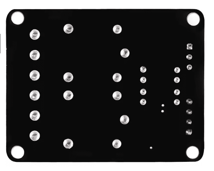 Module relais 2 canaux – PCB noir – Carte de commande multiple – Image 5