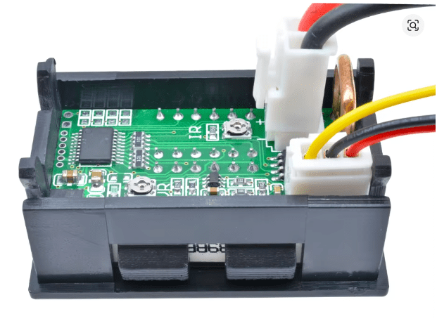 Mini voltmètre / ampèremètre numérique DC 0-100V – Double affichage LED bleu & rouge – Image 4