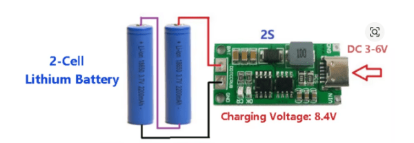 2PCS 2S 7.4V 1A Ligne de Charge USB pour Batterie Lipo 7.4V 2S avec Connecteur XH-3P Voiture RC Bateau RC. Drone RC. Pistolet Airsoft. Camion