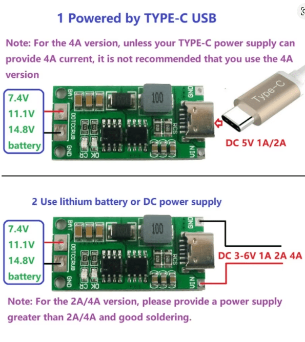 Chargeur batterie lithium 2S 8,4V – Type-C – Li-Ion / LiPo 7,4V – Image 4