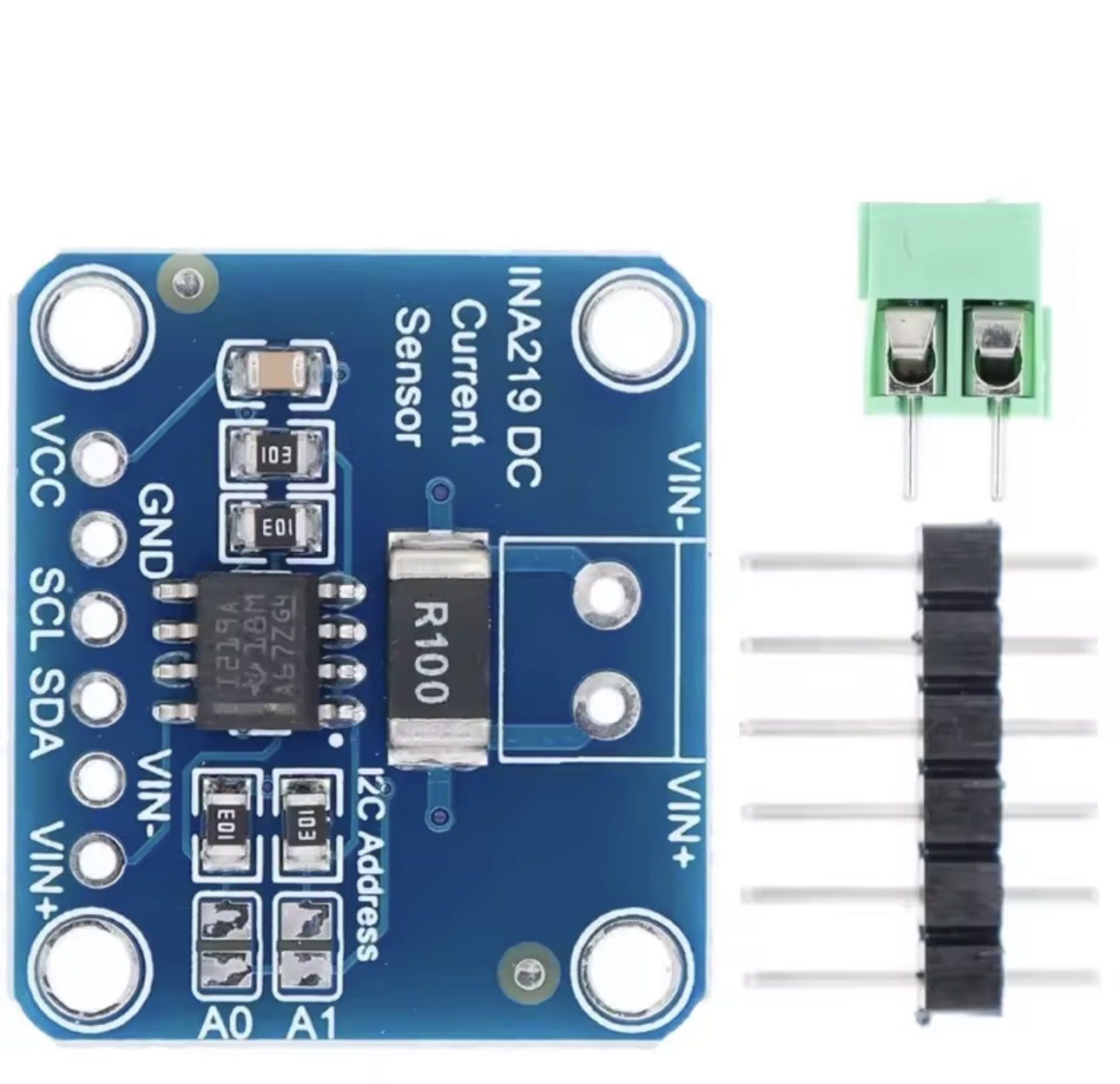 Module INA219 – Capteur de Courant et Tension DC Haute Précision pour Arduino / ESP32 – Image 2