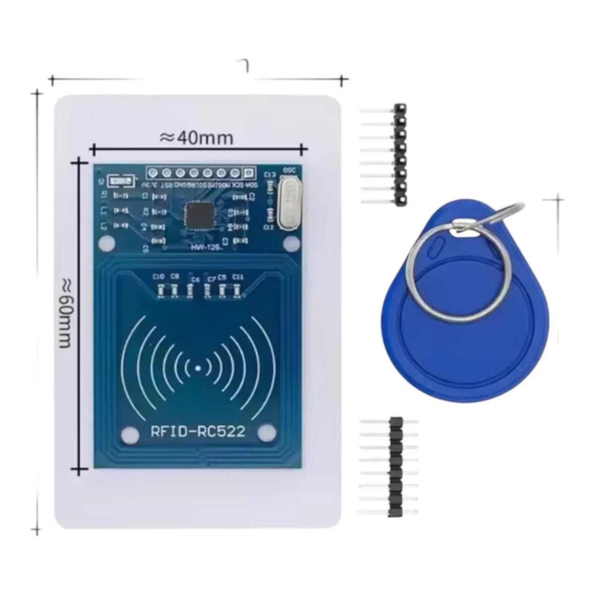 Module RFID RC522 (MFRC-522) – Lecteur / Écrivain SPI 13,56 MHz - Image 4