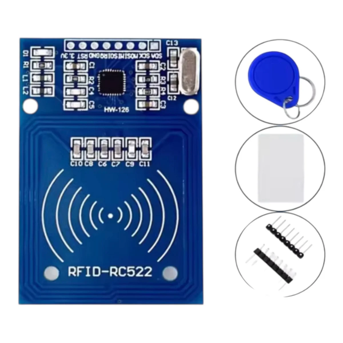 Module RFID RC522 (MFRC-522) – Lecteur / Écrivain SPI 13,56 MHz