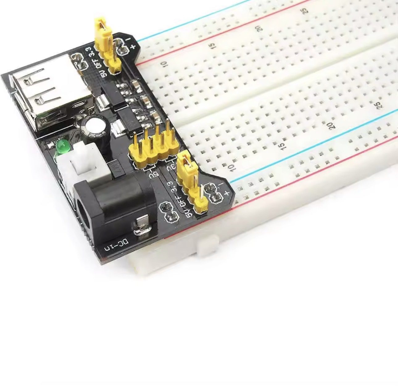 Module d’alimentation MB102 pour breadboard – 3.3V / 5V – Image 4