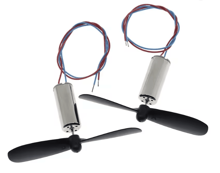 Micro moteur DC 716 – 3.7V–4.2V – avec hélice (Set 2 pièces) – Image 2