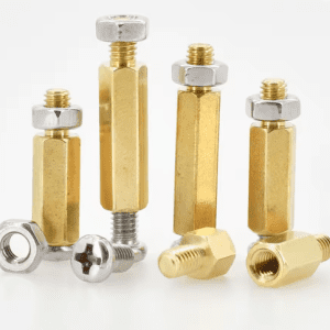 LOT DE 5PCS Entretoises hexagonales M3 – Laiton – Mâle/Femelle