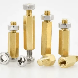 LOT DE 5PCS Entretoises hexagonales M3 – Laiton – Mâle/Femelle