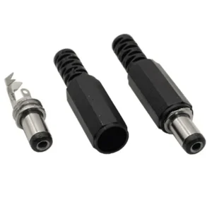 Connecteur d’alimentation DC mâle – 5.5mm × 2.1 mm