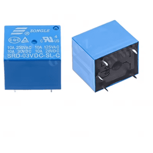 Relais SRD-03VDC-SL-C – 3V 10A 5 broches