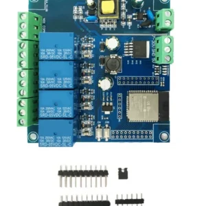 Carte de développement ESP32 avec relais 4 canaux – Wi-Fi / Bluetooth BLE (Alimentation AC/DC)