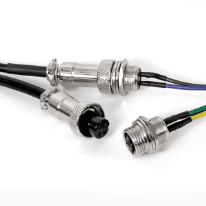 Connecteur aviation GX12 4 broches – Mâle et Femelle