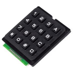 Clavier matriciel 4 × 3 – Pavé numérique à membrane pour Arduino
