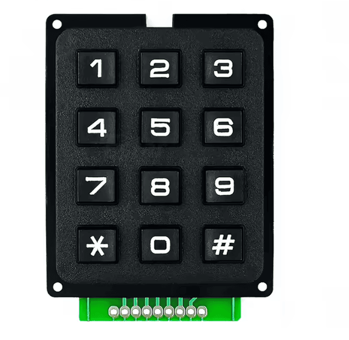 Clavier matriciel 4 × 3 – Pavé numérique à membrane pour Arduino - Image 2