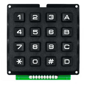 Clavier matriciel 4 × 4 – 16 touches à membrane pour Arduino