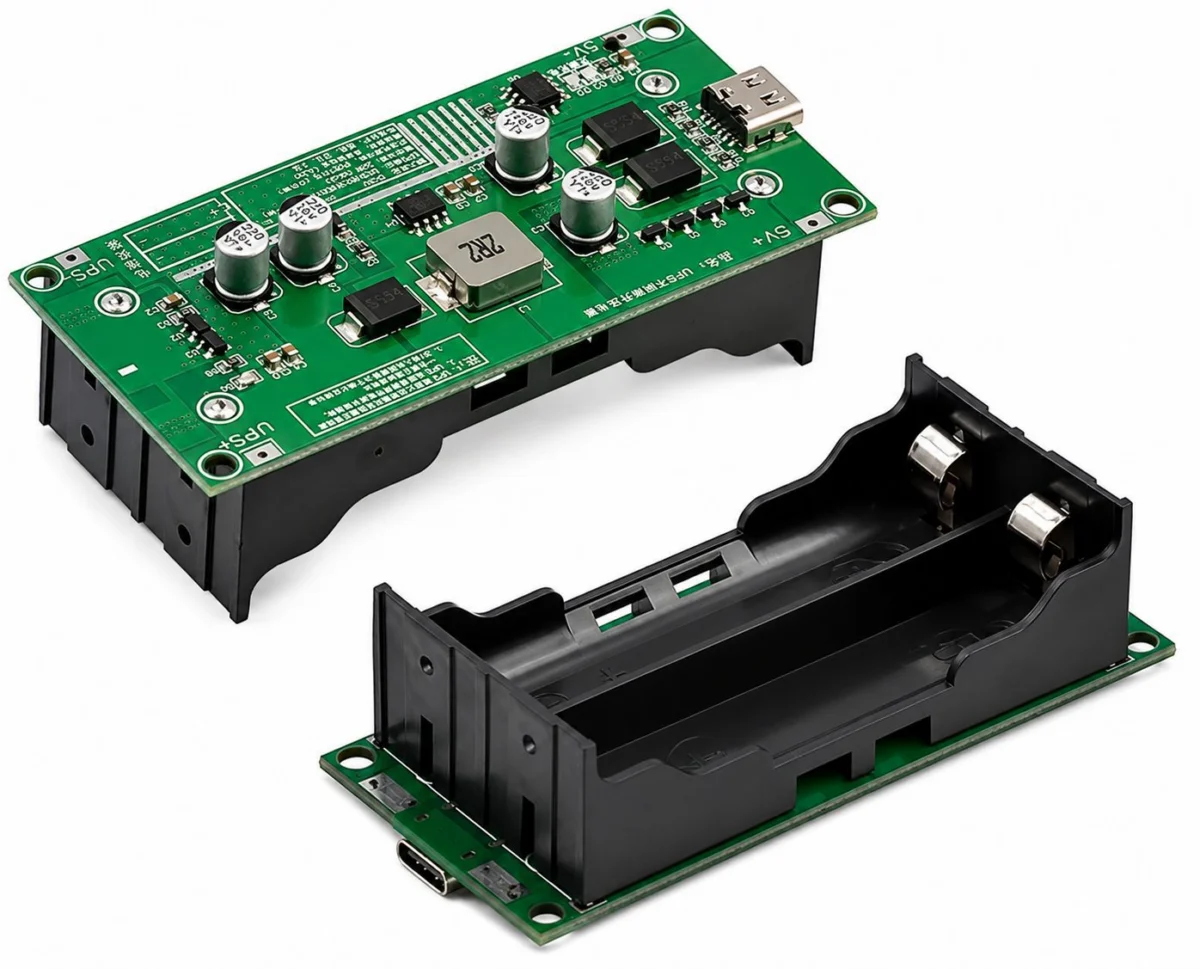 Module chargeur Li-ion Type-C 15 W / 3 A – UPS 5 V / 9 V / 12 V